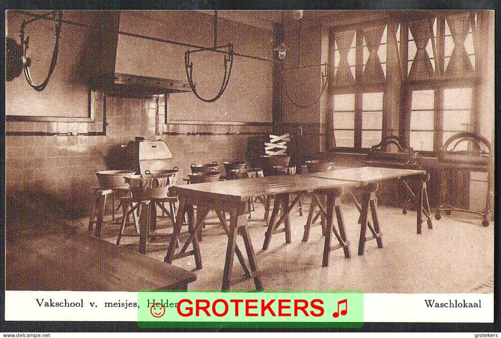 DEN HELDER Vakschool Voor Meisjes 5 Verschillende Kaarten Ca 1925 - Den Helder