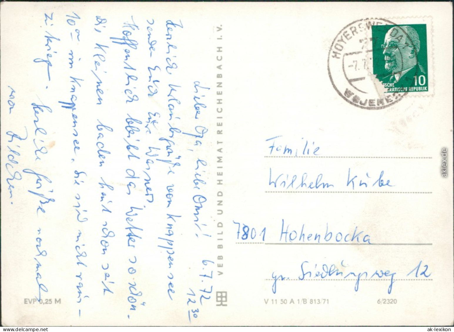 Ansichtskarte Groß Särchen-Lohsa Łaz Knappensee 1971 - Lohsa