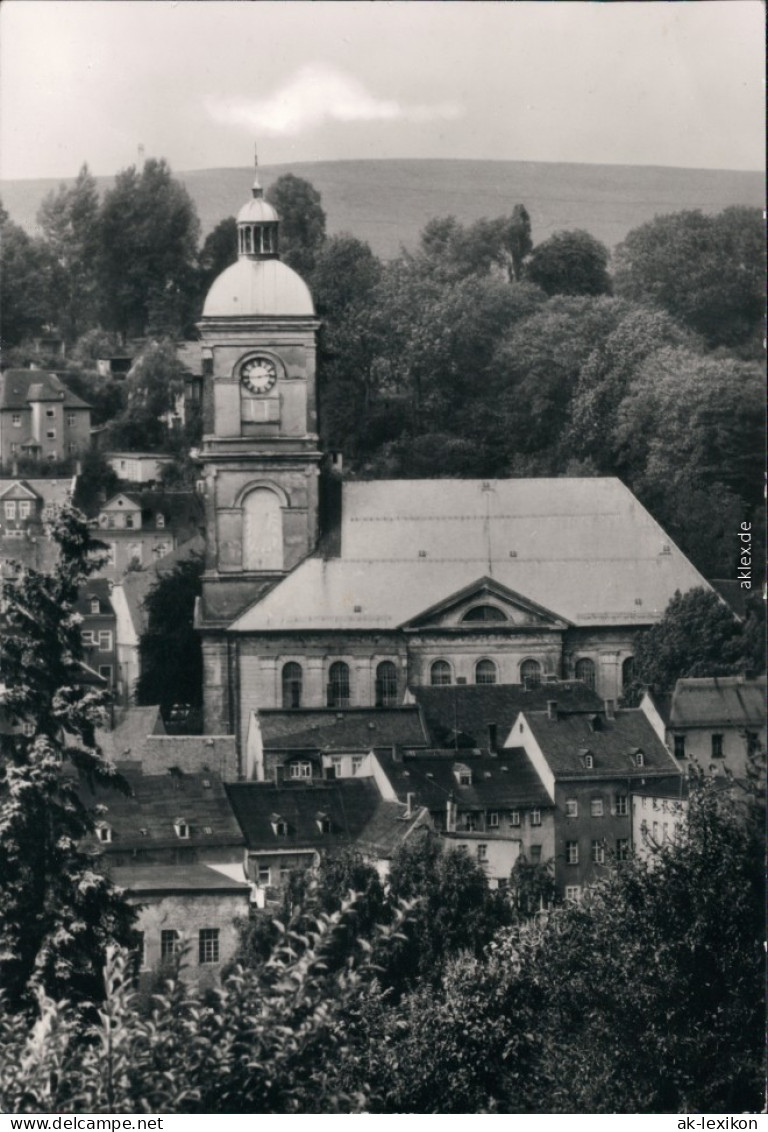 Ansichtskarte Lößnitz Blick Auf Die Stadtkirche 1988  - Loessnitz