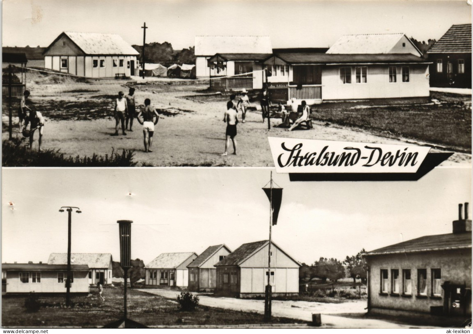 Stralsund Jugendherberge Ortsteil Devin, DDR Mehrbildkarte 1968/1967 - Stralsund