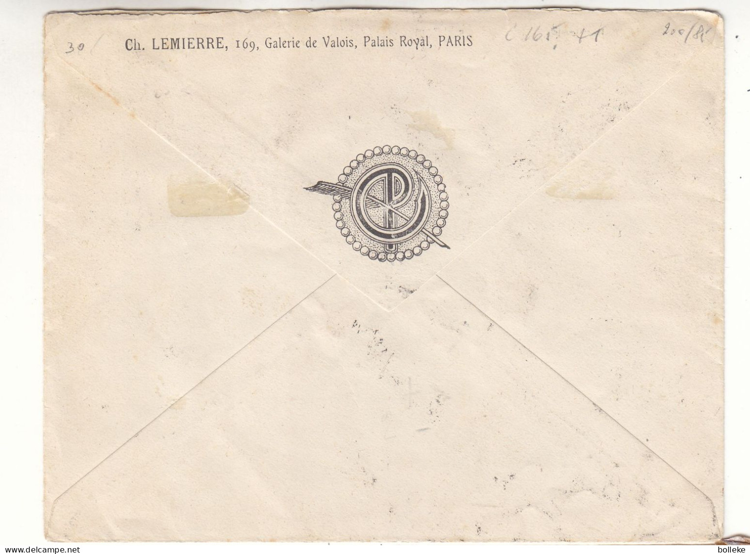 Croix Rouge - Belgique - Lettre Recom De 1915 -oblit Le Havre Spécial - Exp Vers Paris - Valeur 165 € ++ - 1914-1915 Cruz Roja