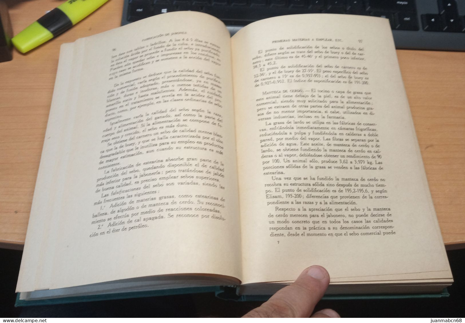 Tratado Moderno De Fabricación De Jabones De S. Torróntegui 1946 - Scienze Manuali