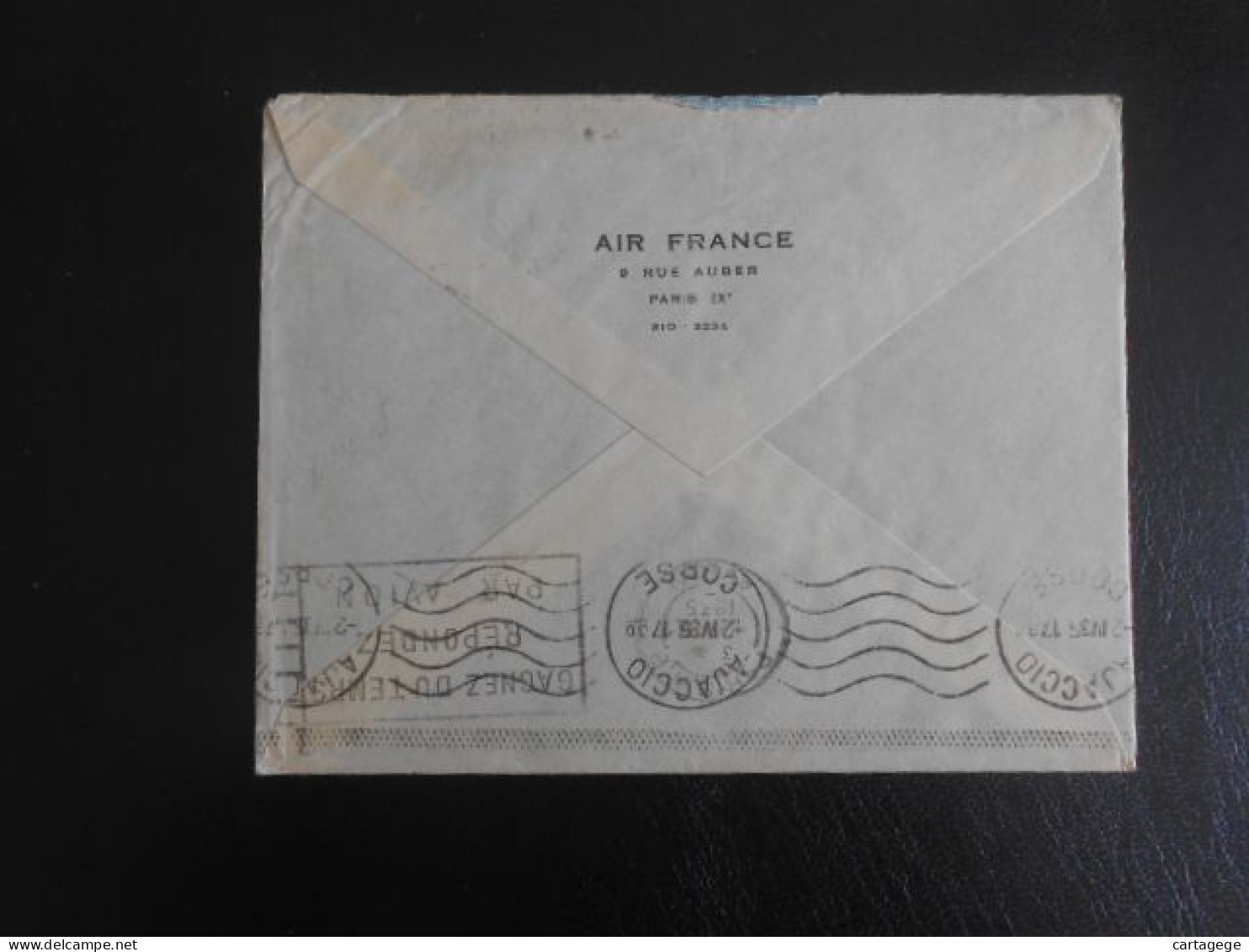 FRANCE LETTRE COURRIER AERIEN 1935 - Storia Postale