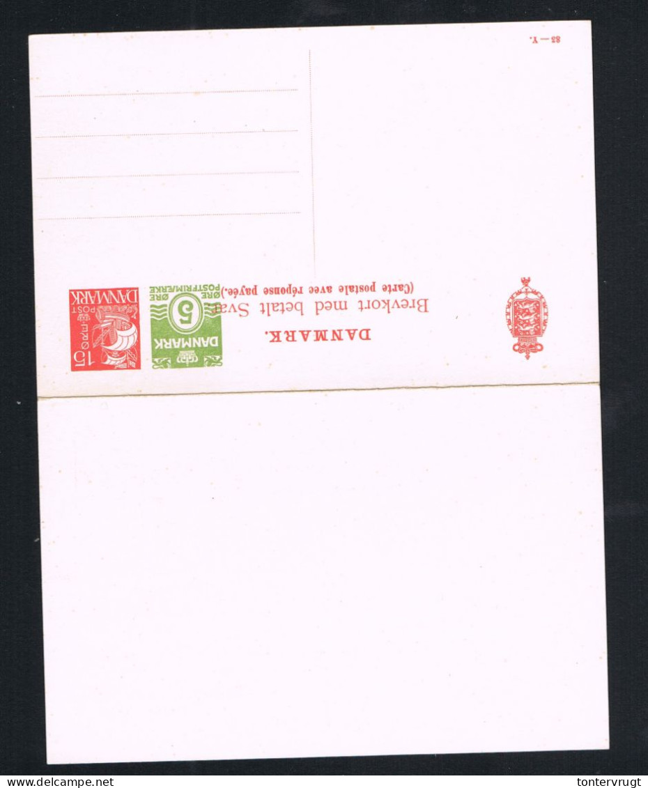 Danmark.Helsager.Brevkort Mi 209 - Postal Stationery