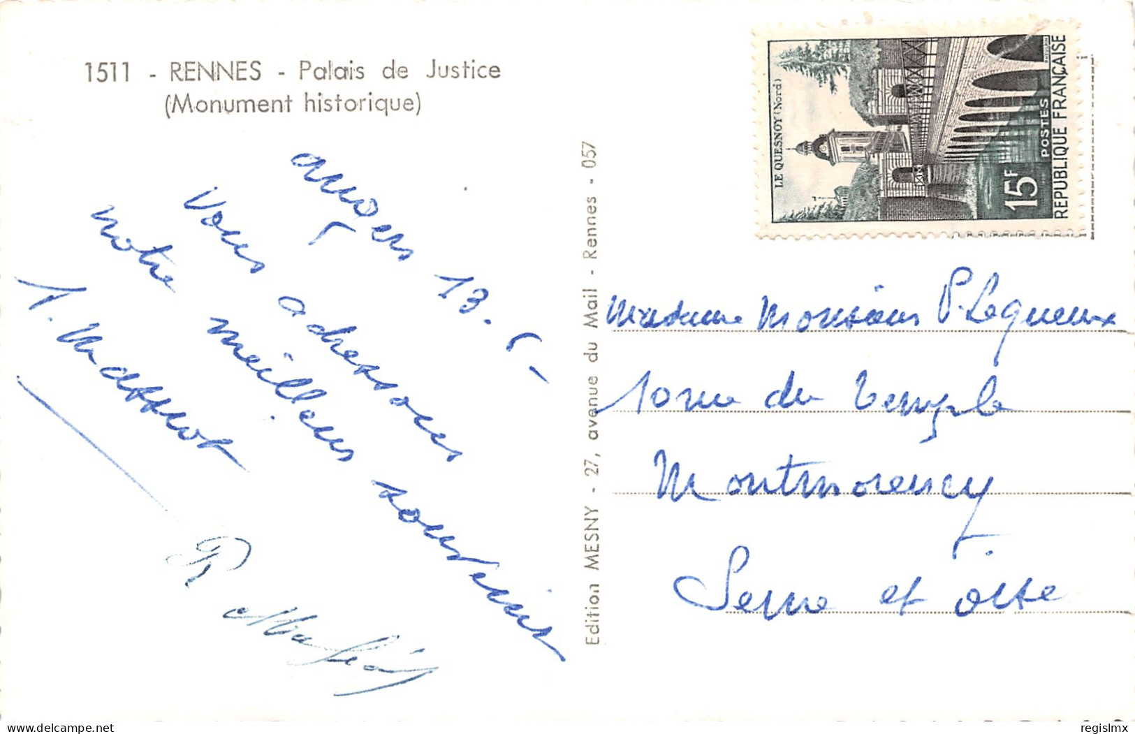 35-RENNES-N°T1187-E/0193 - Rennes