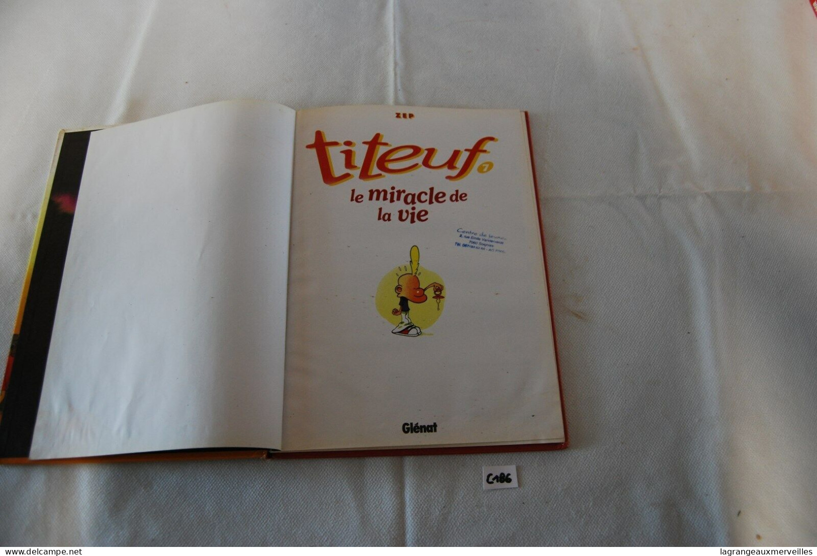 C186 BD - Titeuf - Le Miracle De La Vie - Glenat 2002 - Titeuf