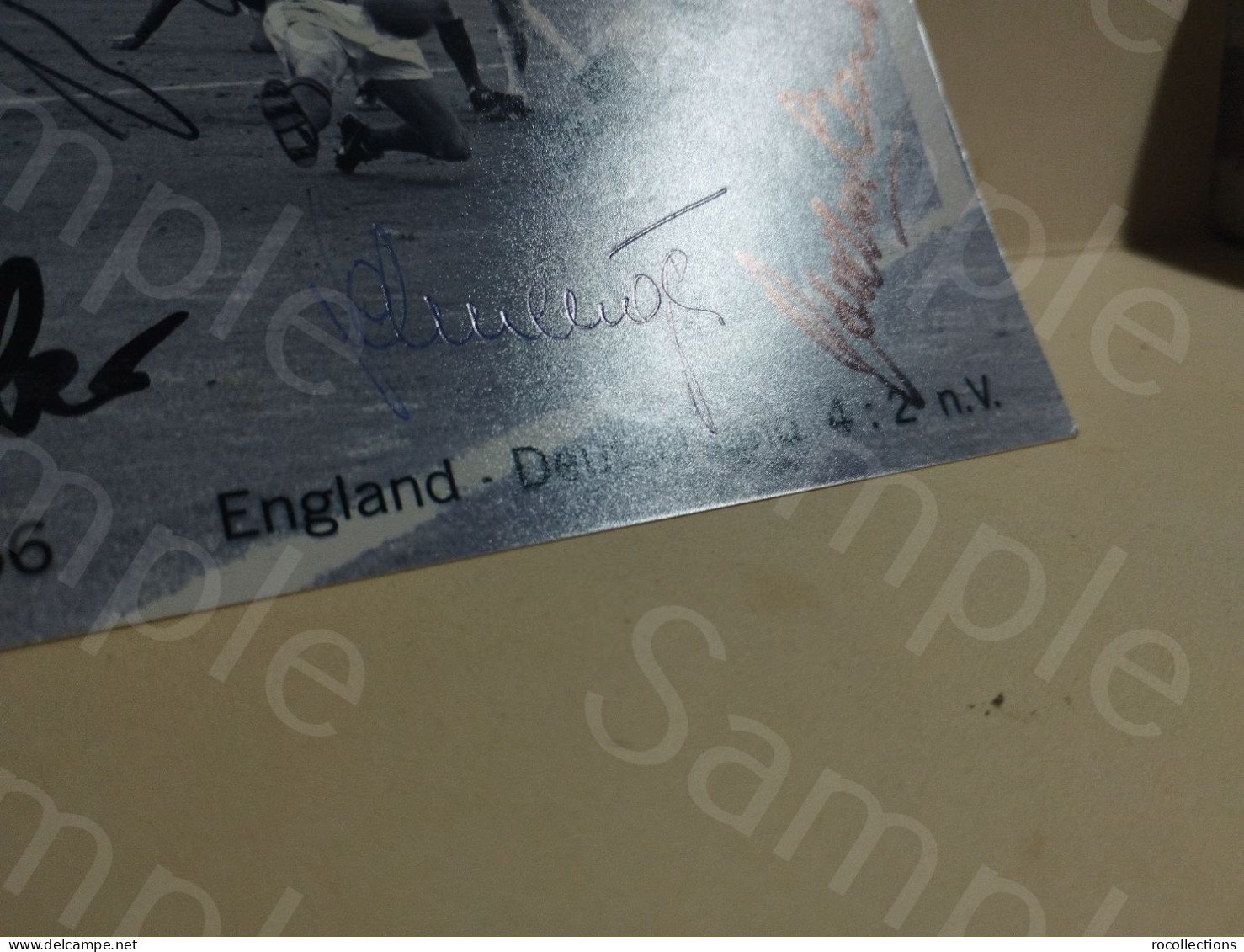 Autographs From The World Cup Football Final 1966 England-Deutschland WM Endspiel - Sportifs