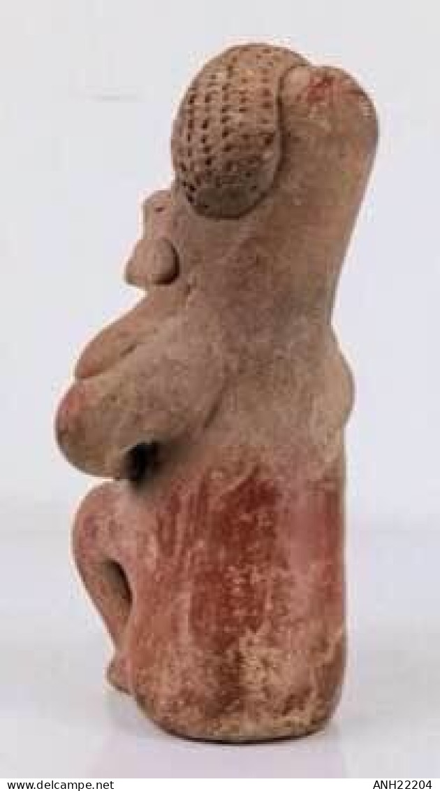 Statuette homme à la jarre. Art pré-Colombien, Culture Maya - 13ème / 14ème siècle