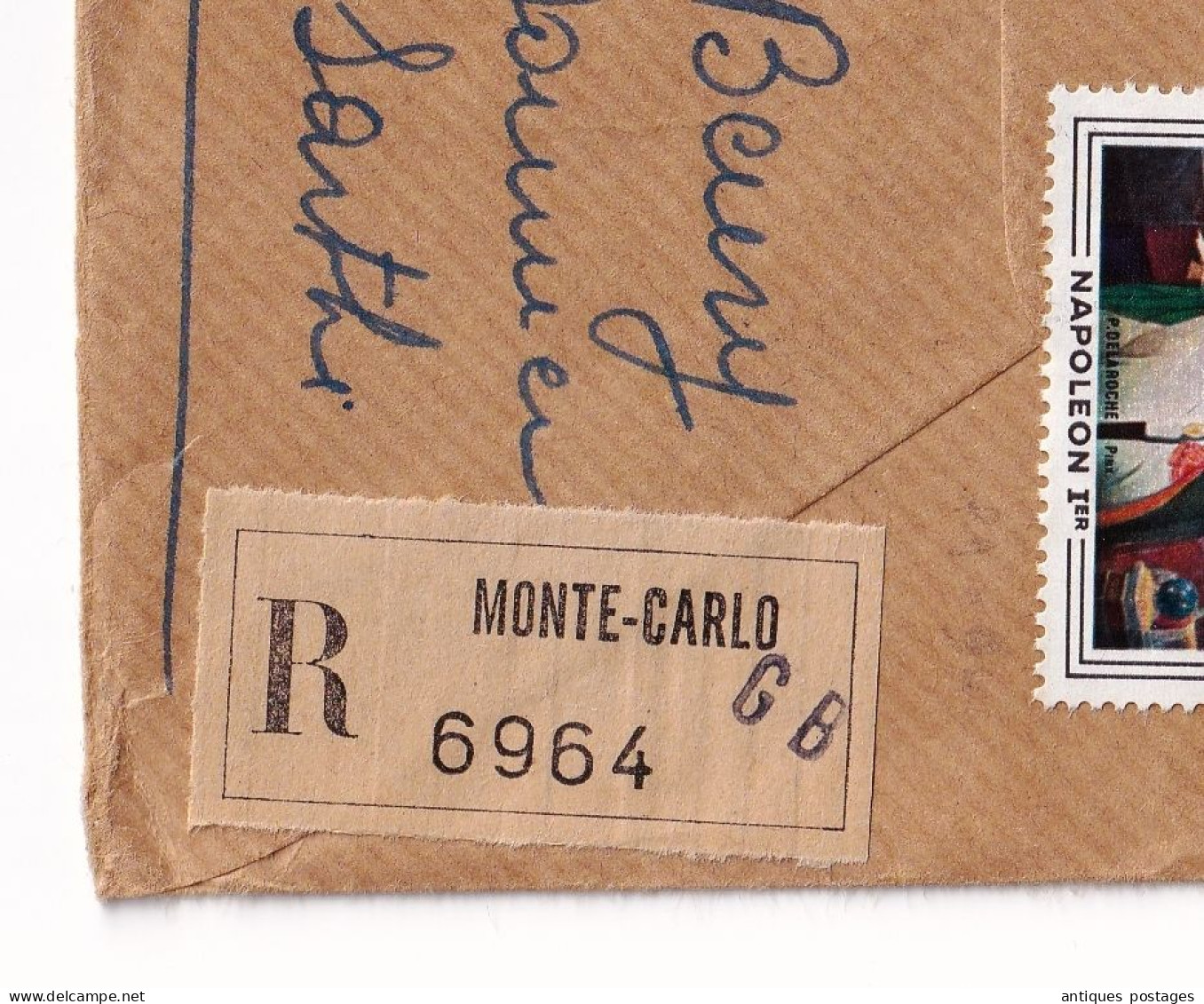 Lettre Recommandée 1959 Monaco François Brych Expert Empereur Napoléon Ier Bonaparte Paire Alfa Romeo 1950 - Briefe U. Dokumente