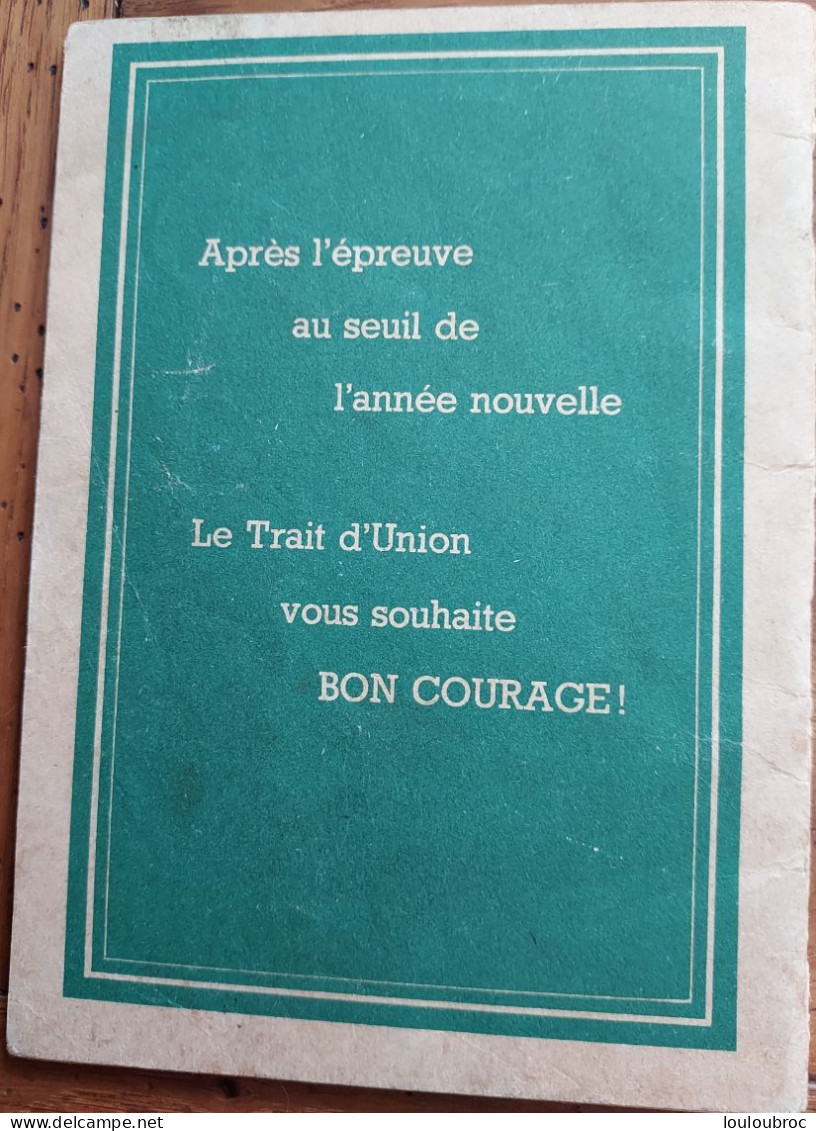 ALMANACH DU TRAIT D'UNION 1941 - 1939-45