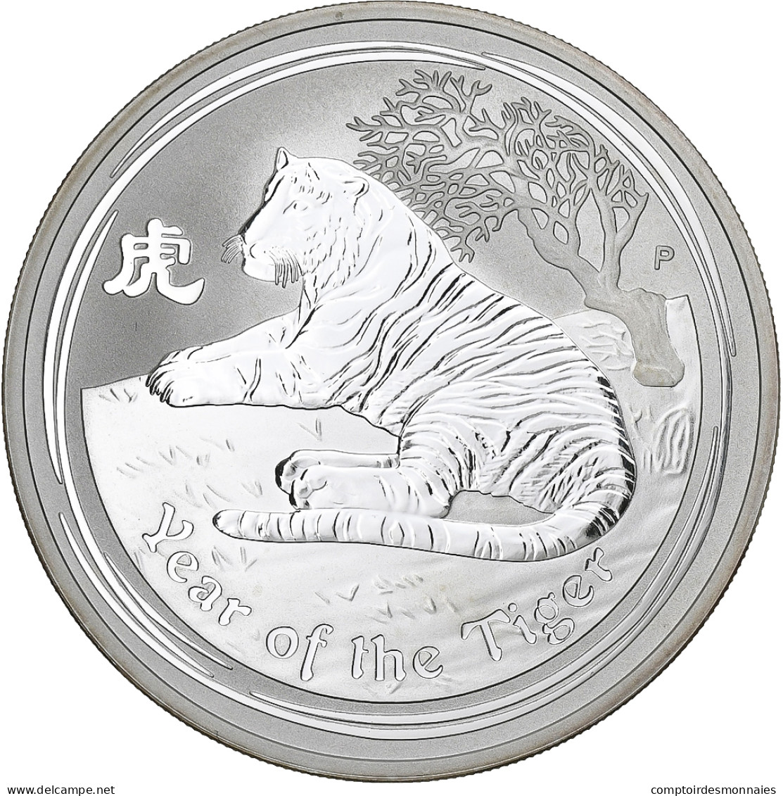 Australie, 1 Dollar, Année Du Tigre, 2010, 1 Oz, Argent, FDC - Silver Bullions