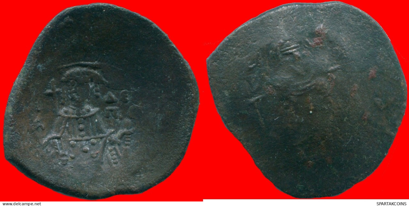 Ancient BYZANTINE EMPIRE ASPRON TRACHY Coin 3.31g/23.47mm #ANC13493.13.U.A - Byzantines