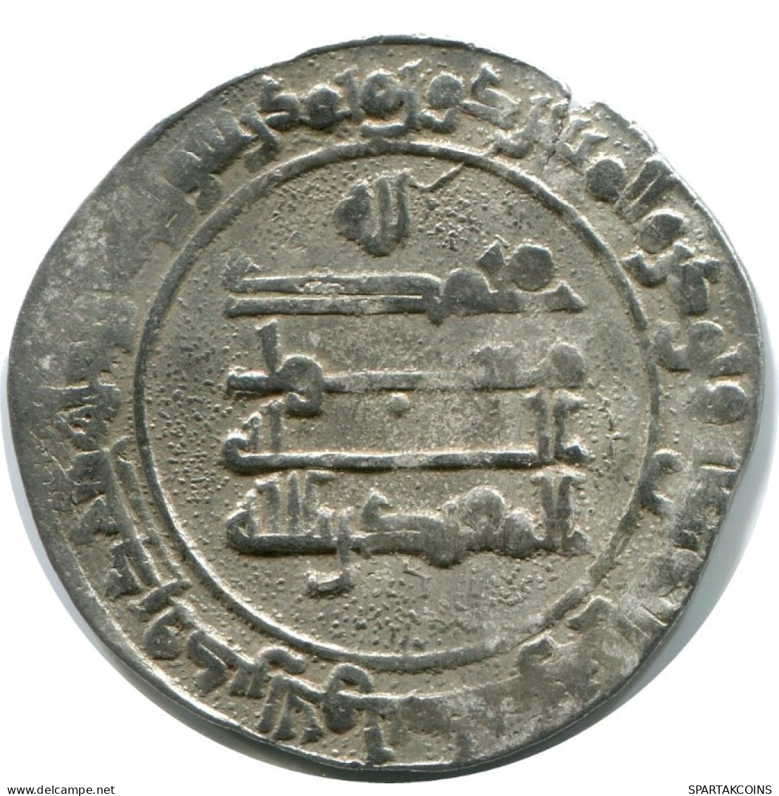 ABBASID AL-MUQTADIR AH 295-320/ 908-932 AD Silver DIRHAM #AH177.45.D.A - Orientalische Münzen