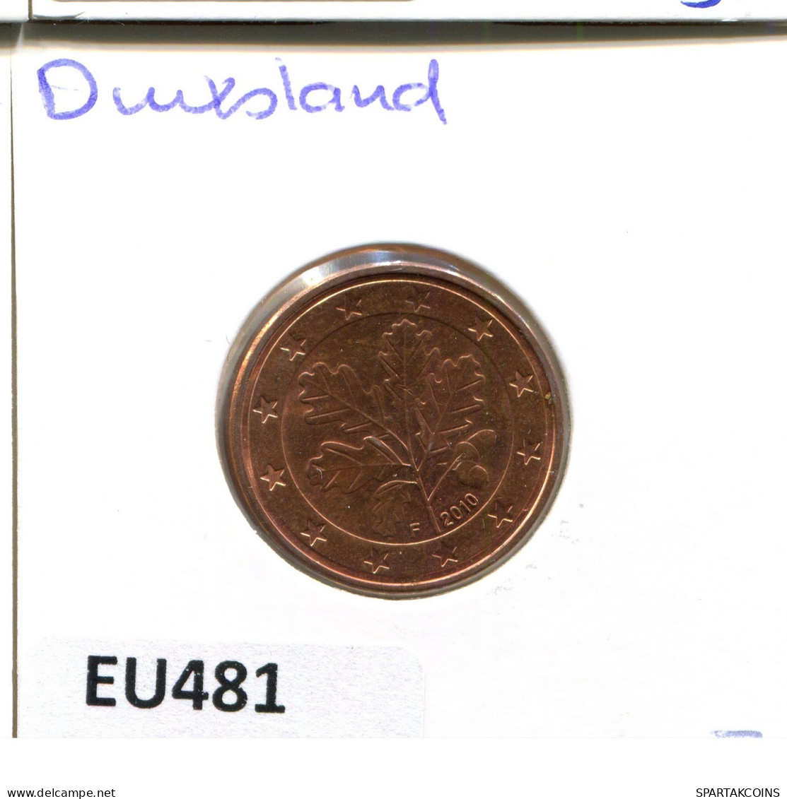 5 EURO CENTS 2010 GERMANY Coin #EU481.U.A - Alemania