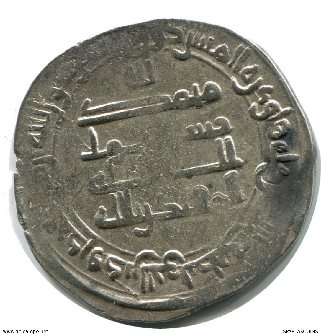 ABBASID AL-MUQTADIR AH 295-320/ 908-932 AD Silver DIRHAM #AH175.45.F.A - Orientalische Münzen