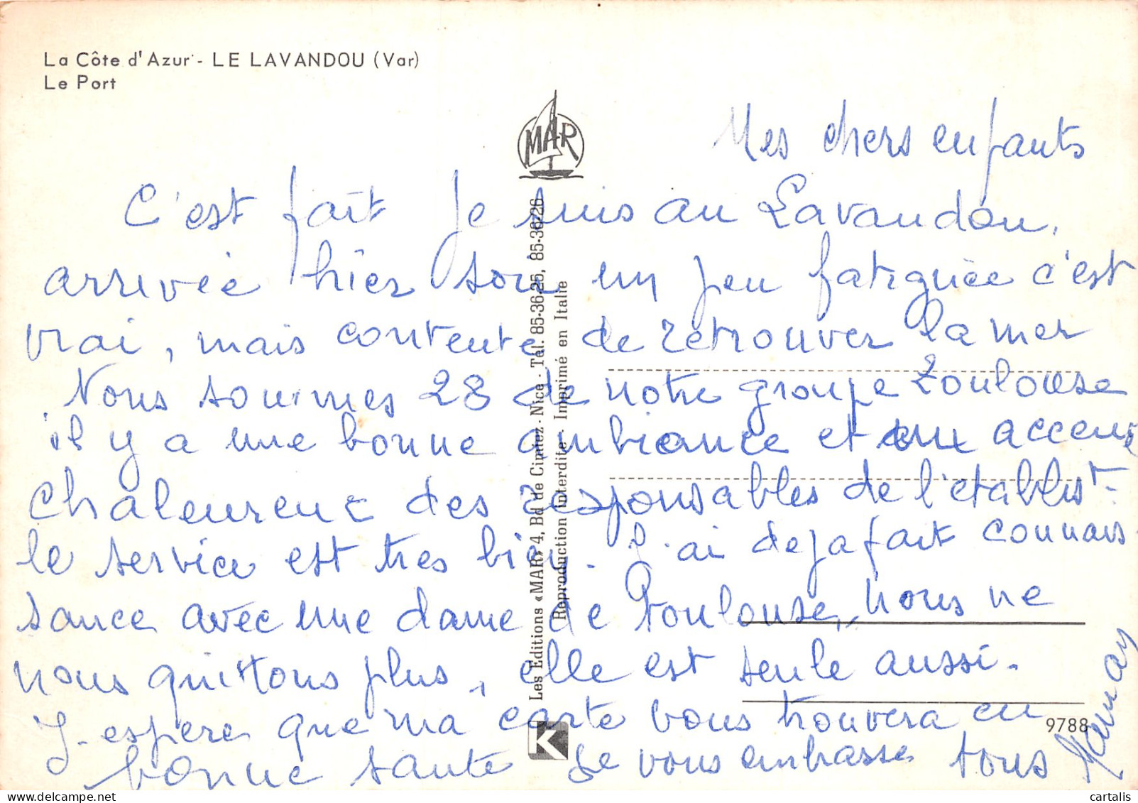 83-LE LAVANDOU-N°3899-A/0313 - Le Lavandou