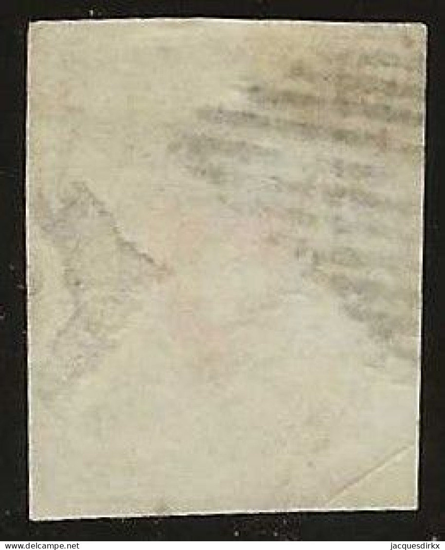 Schweiz   .   Yvert   . 16 (2 Scans)  .  Etwas Papier Auf Gummi  . 1850   .    O  .     Gestempelt - 1843-1852 Federal & Cantonal Stamps
