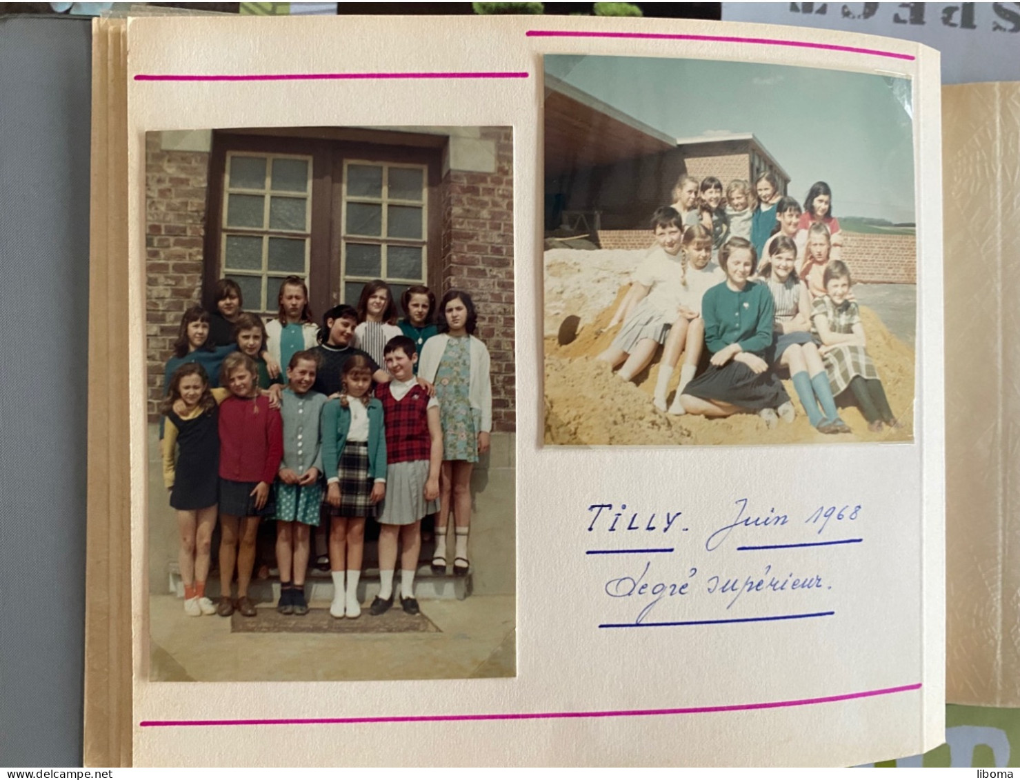 Tilly Ecole Communale Album Photos Années scolaires 1968 - 1969 - 1970 ----1974