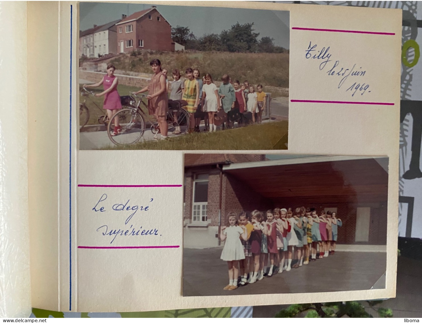 Tilly Ecole Communale Album Photos Années scolaires 1968 - 1969 - 1970 ----1974