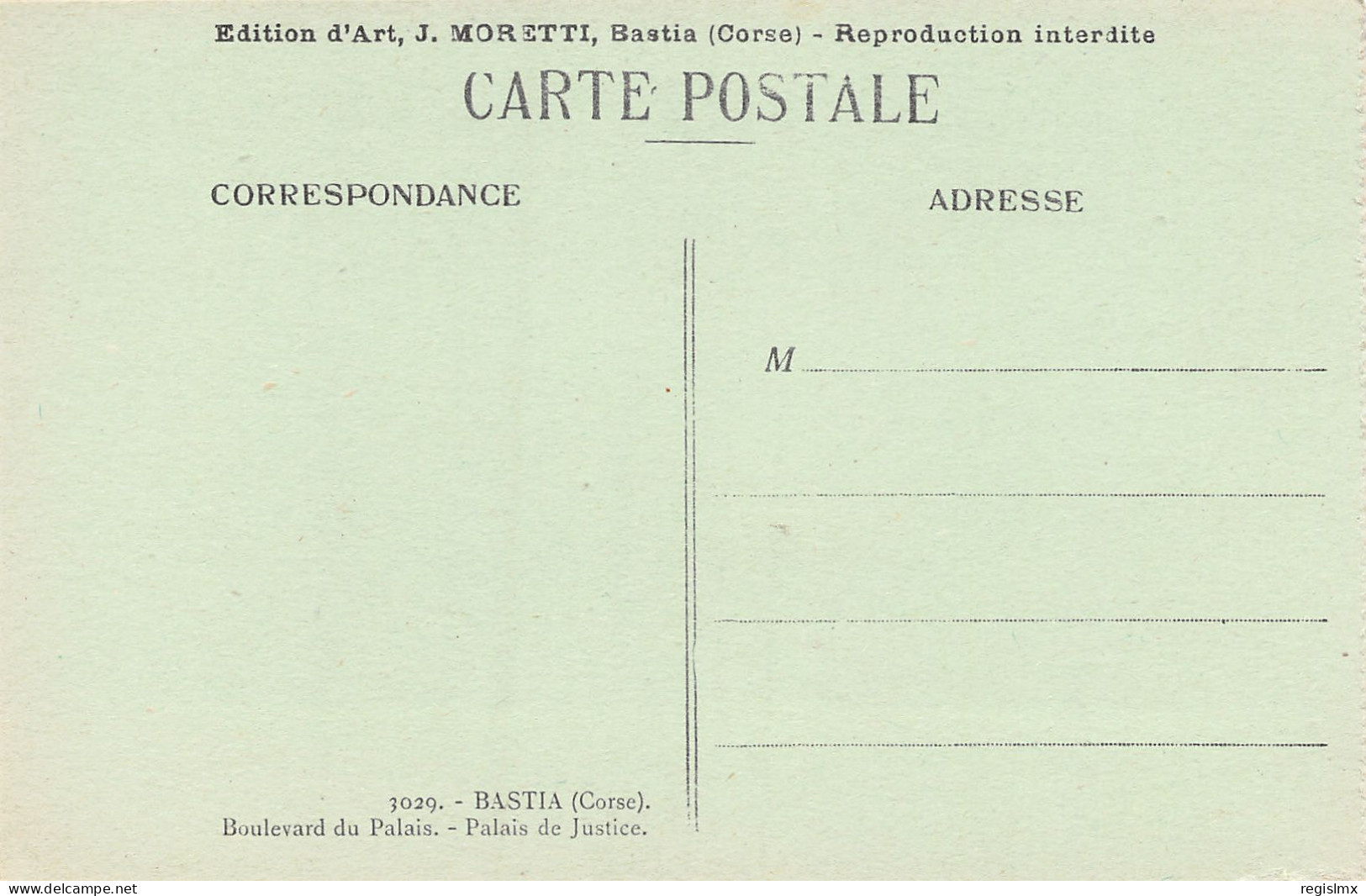 2B-BASTIA-N°T1202-H/0079 - Bastia