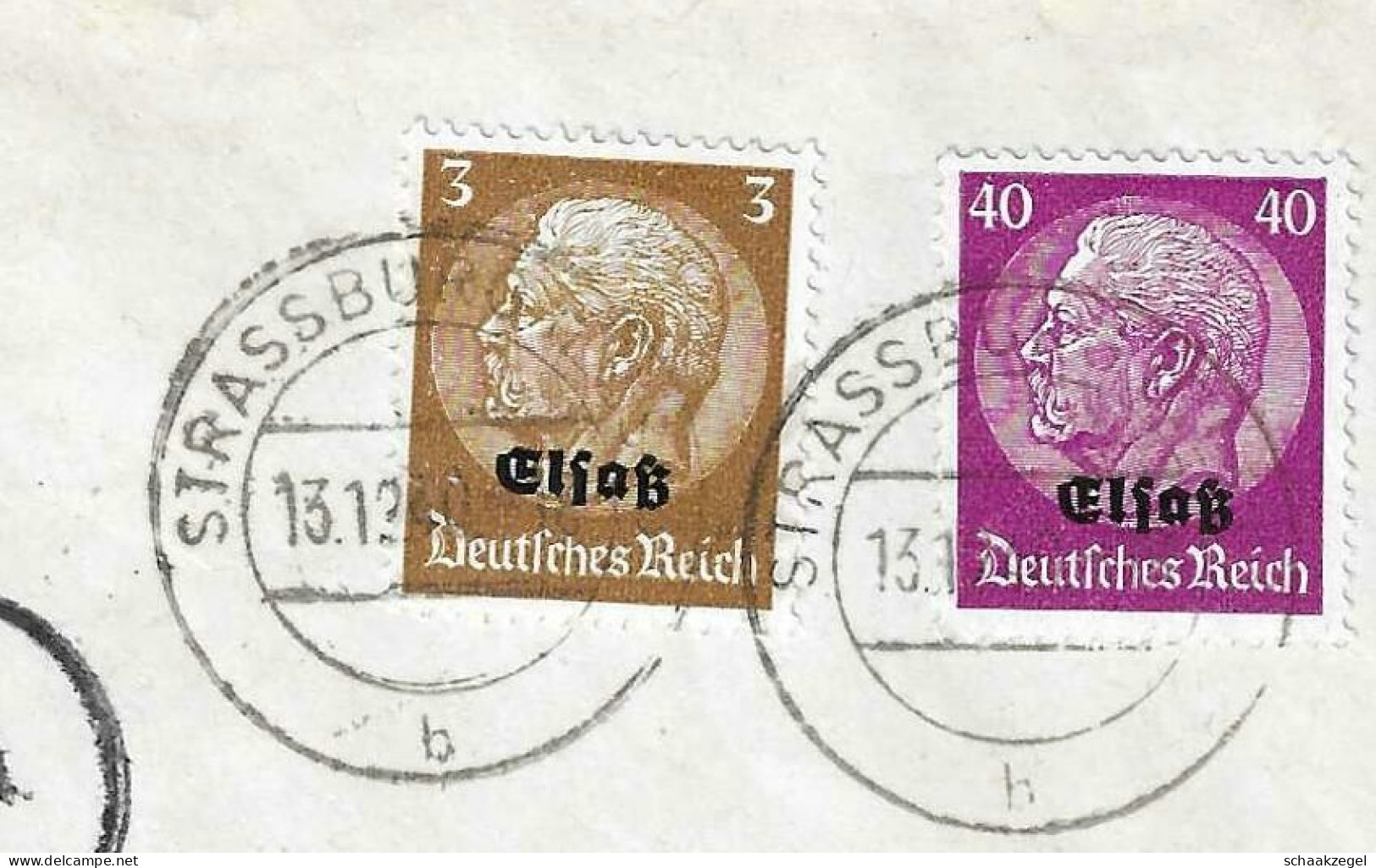 Elzas, Alsace, 	Aangetekende Brief Van Strassburg 3 Naar Stuttgart	240629.10 - Cartas & Documentos