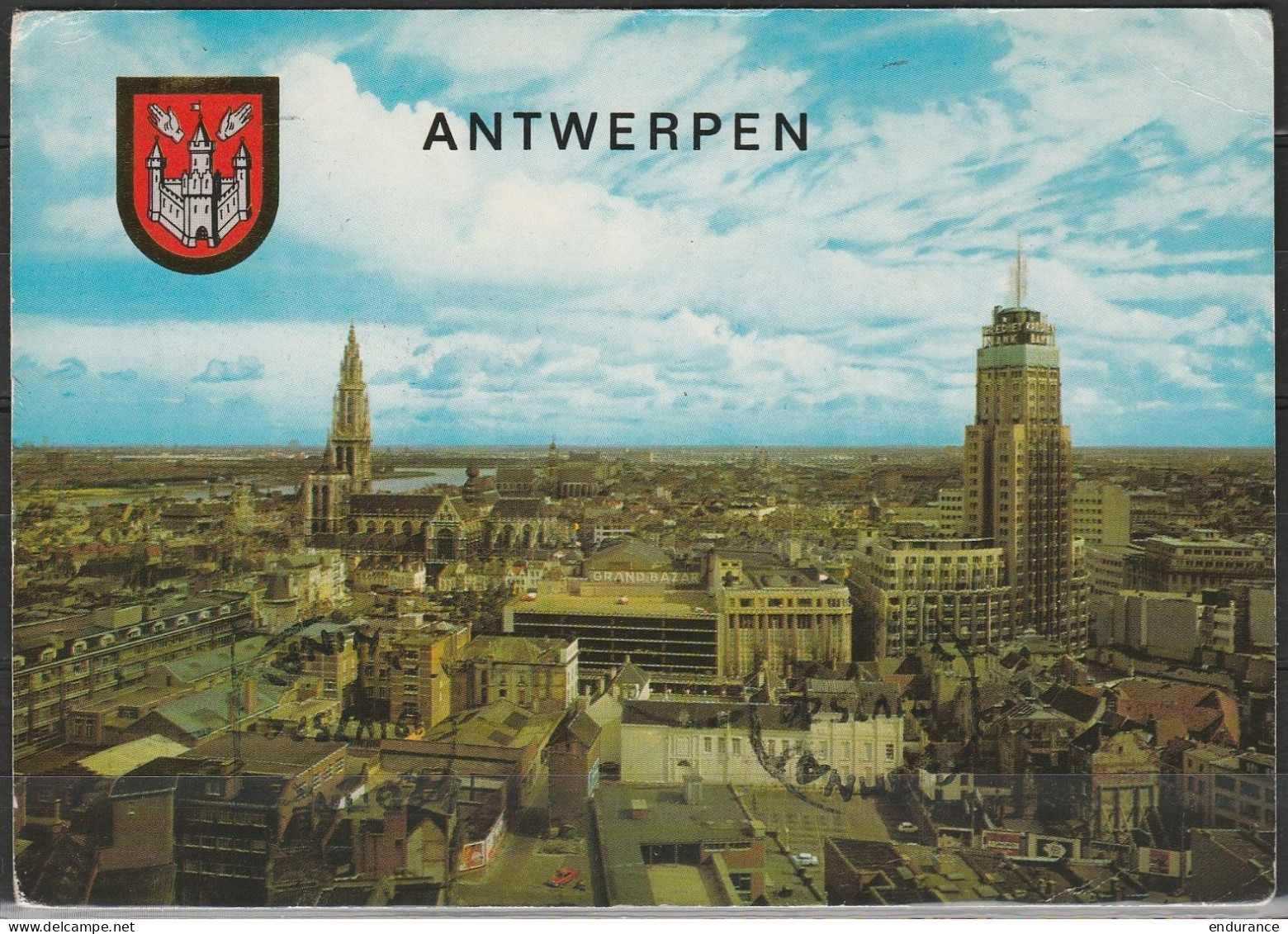 CP Anvers Affr. N°1582 Flam. "ANTWERPEN/18,4,75" Pour Thessalonique (Grèce) + [Terug Aan Afzender/Retour à L'envoyeur] + - Brieven En Documenten