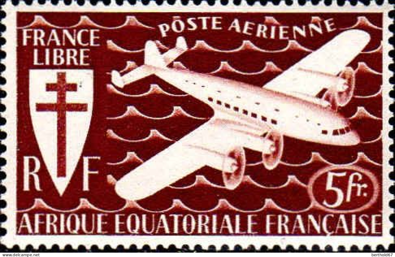 AEF Avion N** Yv:22/28 Série De Londres Quadrimoteur - Unused Stamps