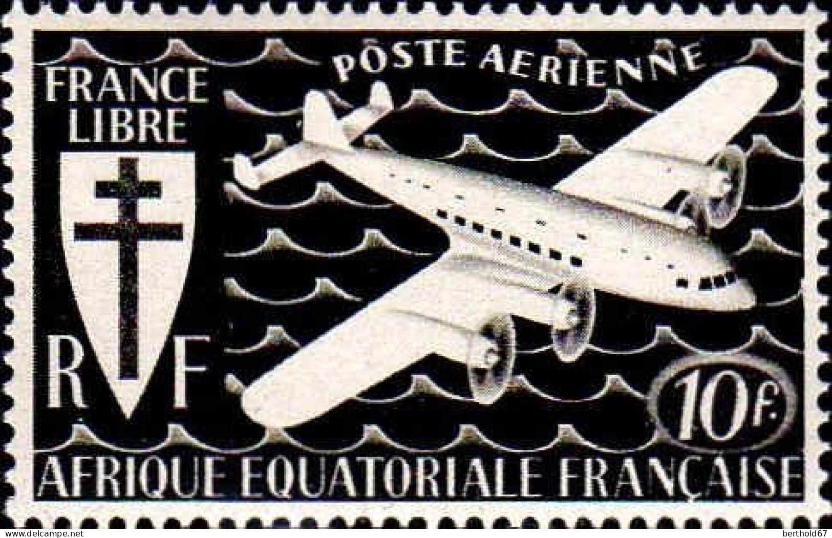 AEF Avion N** Yv:22/28 Série De Londres Quadrimoteur - Unused Stamps