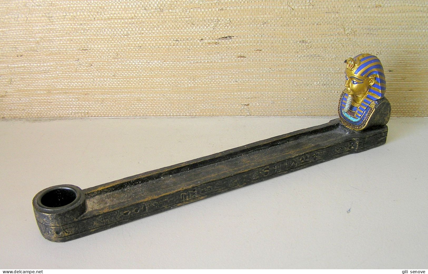 Vintage Pharaoh Tut Incense Burner &Incense Holder Egypt - Art Oriental