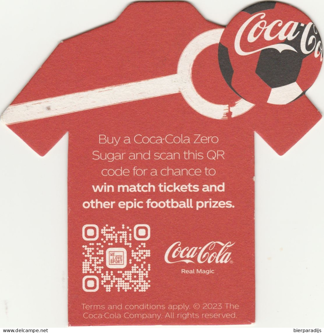 Win A Magical Moment  Coca-cola Viltje Coaster Sous Bock - Portavasos