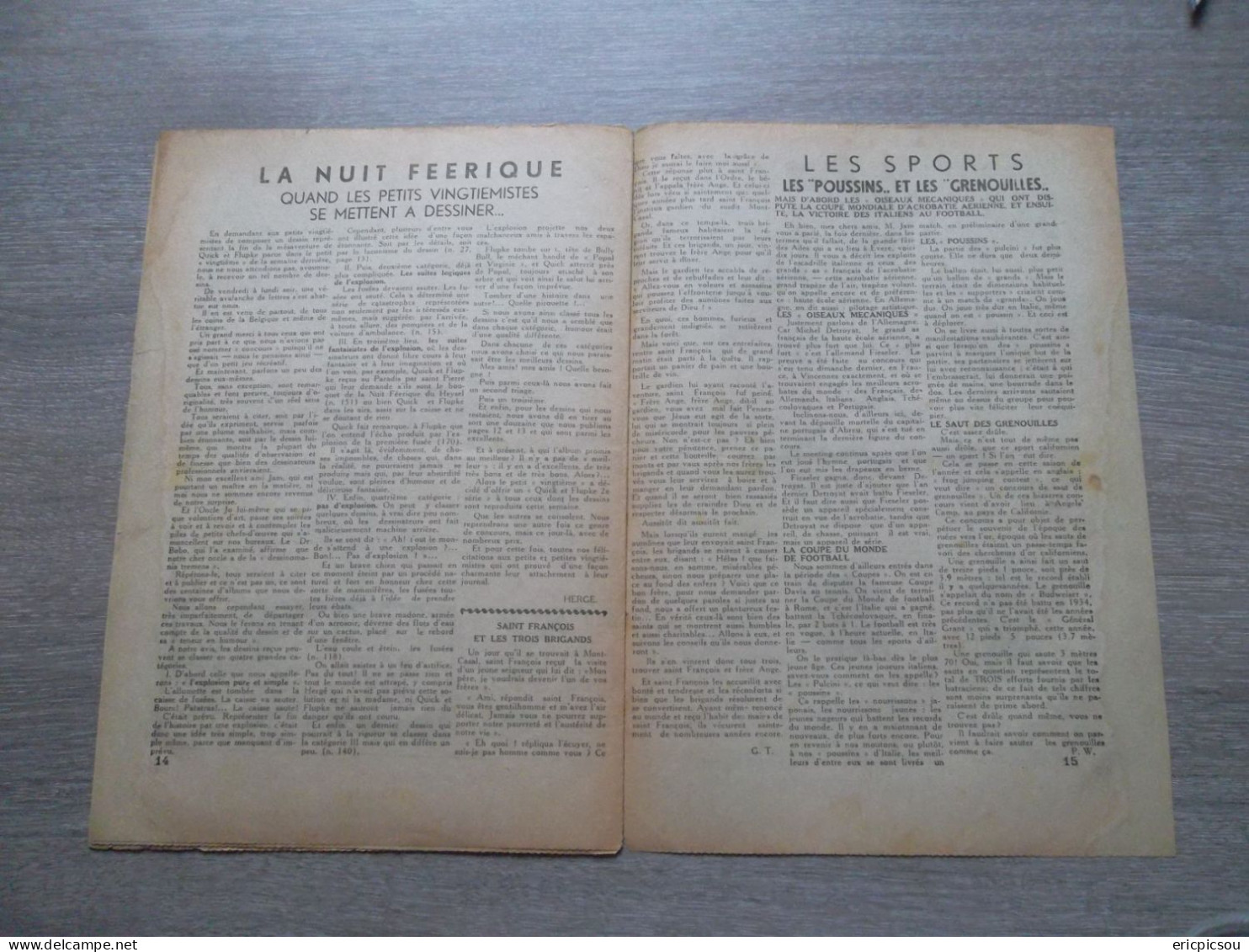 Le Petit Vingtième N24 ( 14 Juin 1934 )