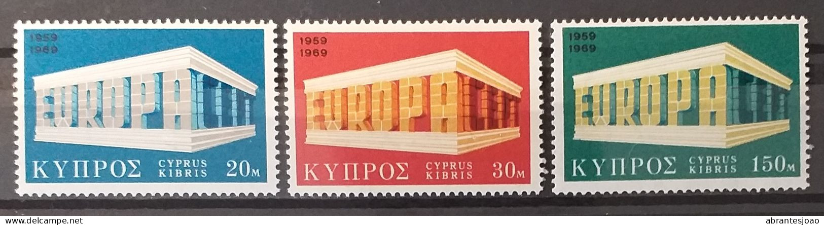 1961 - Cyprus (Republic) - MNH - Europa CEPT + 1969 + 1971 - 9 Stamps - Unused Stamps