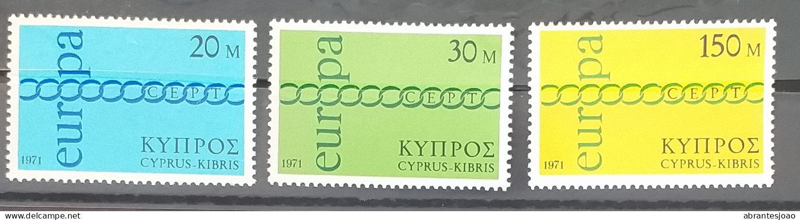1961 - Cyprus (Republic) - MNH - Europa CEPT + 1969 + 1971 - 9 Stamps - Unused Stamps