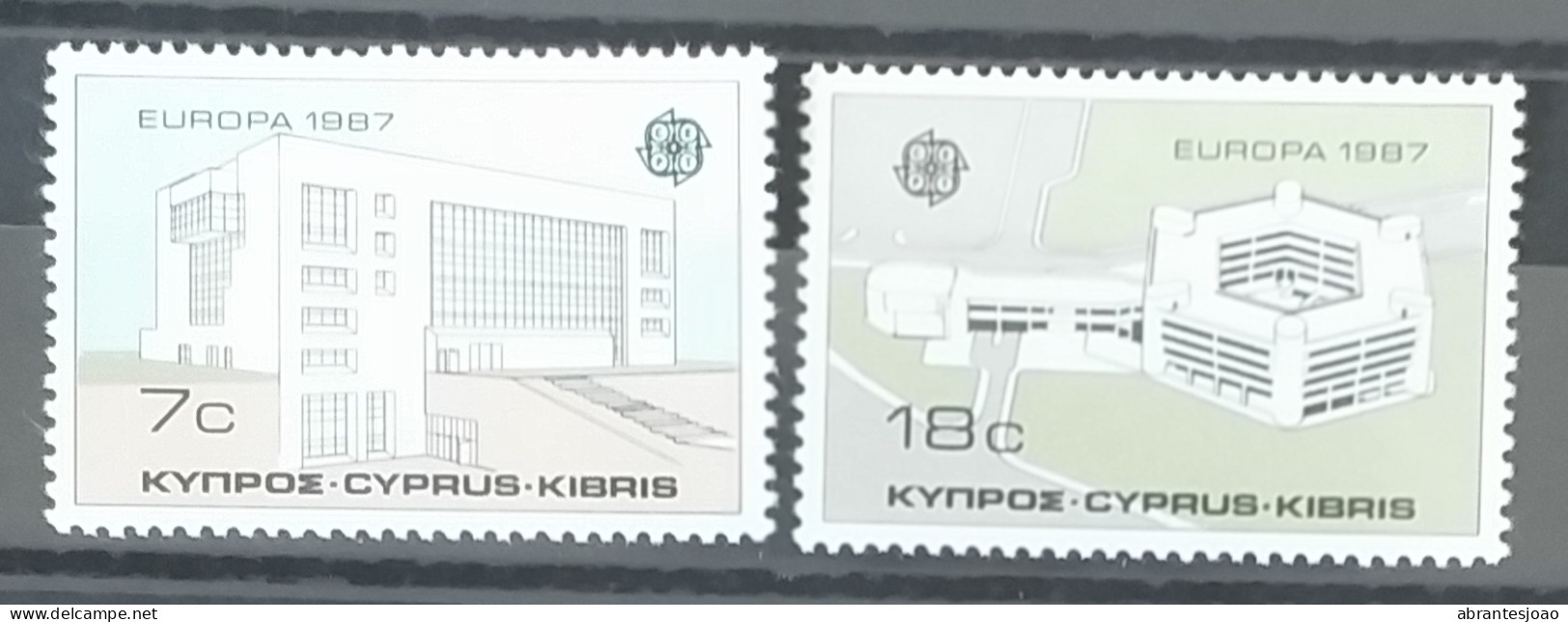 1984 - Cyprus (Republic) - MNH - Europa CEPT- 25 Years + 1987 - Modern Art - Unused Stamps