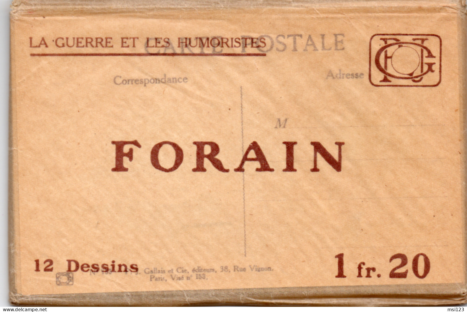 FORAIN - Faivre