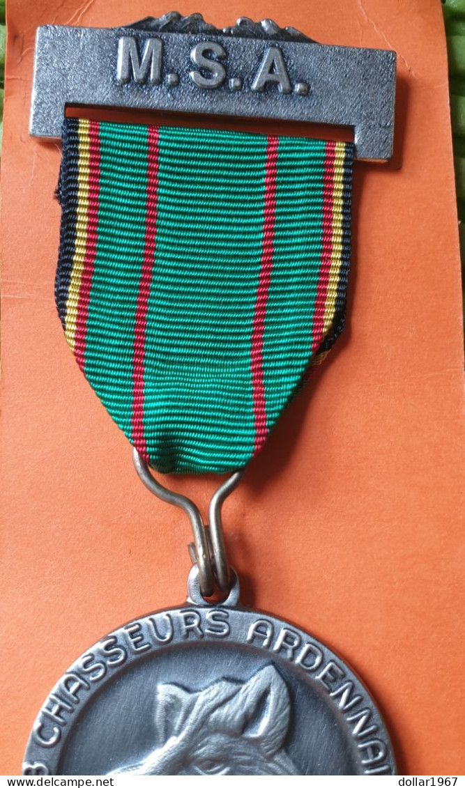 Medaile   : Ardennen Jagers , MARCHE DU SOUVENIR ET DE 1974  -  Original Foto  !!  Medallion  België . - Autres & Non Classés