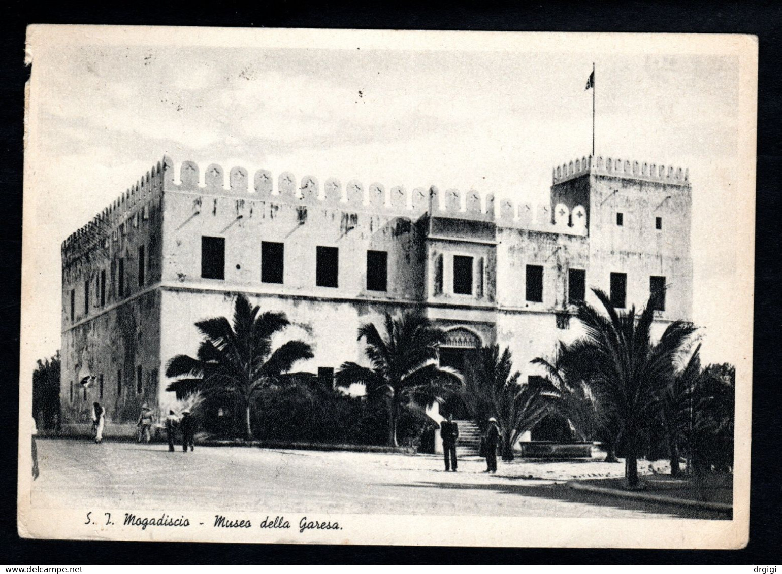 SOMALIA ITALIANA, CARTOLINA 1940, SASS. 221 + A5 AOI, MOGADISCIO X TRIESTE - Somalia