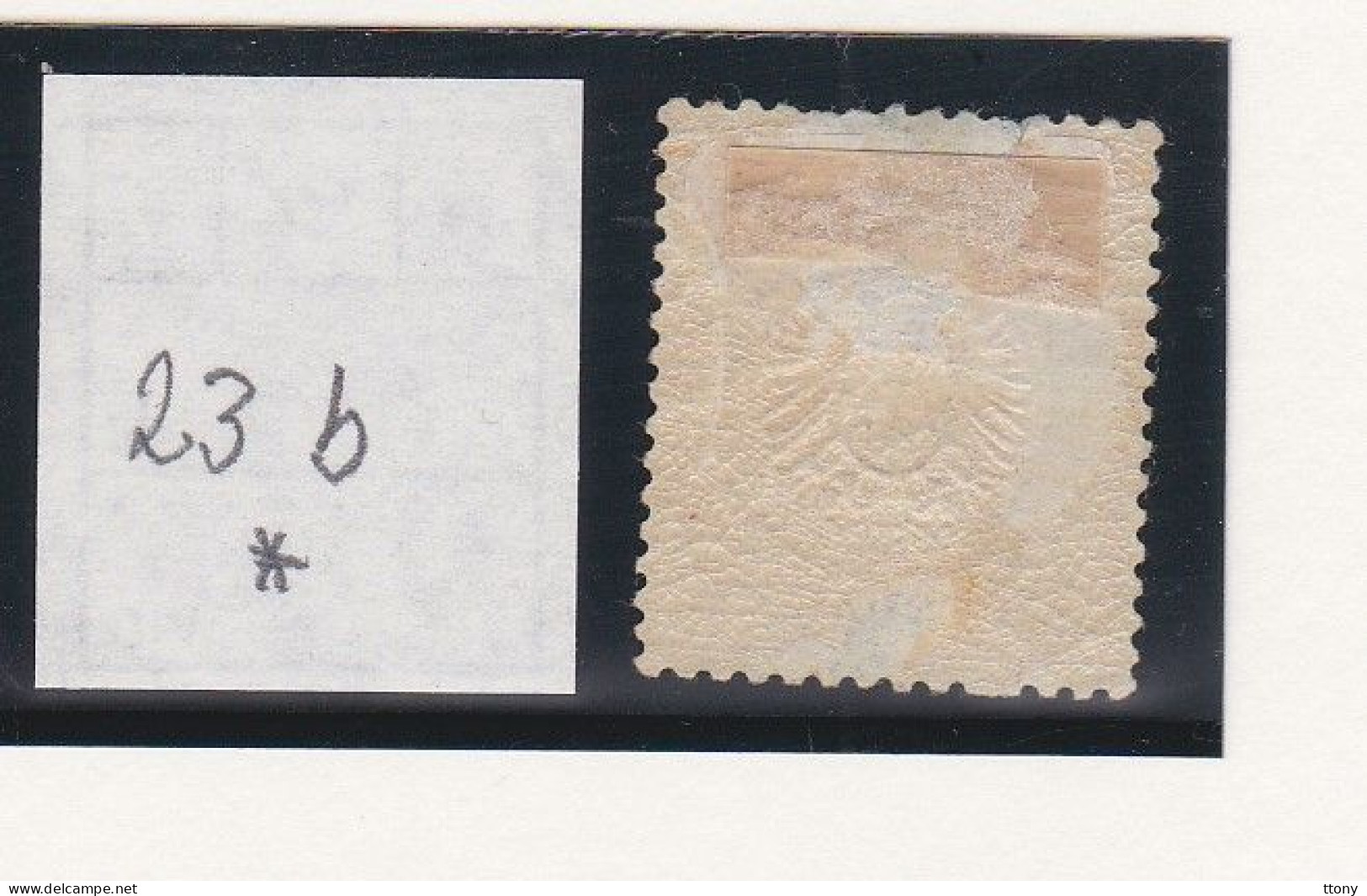 1 Timbre  1 Kreuzer  Deutsche Reich  Post  *   1872   Mi : 23 - Neufs