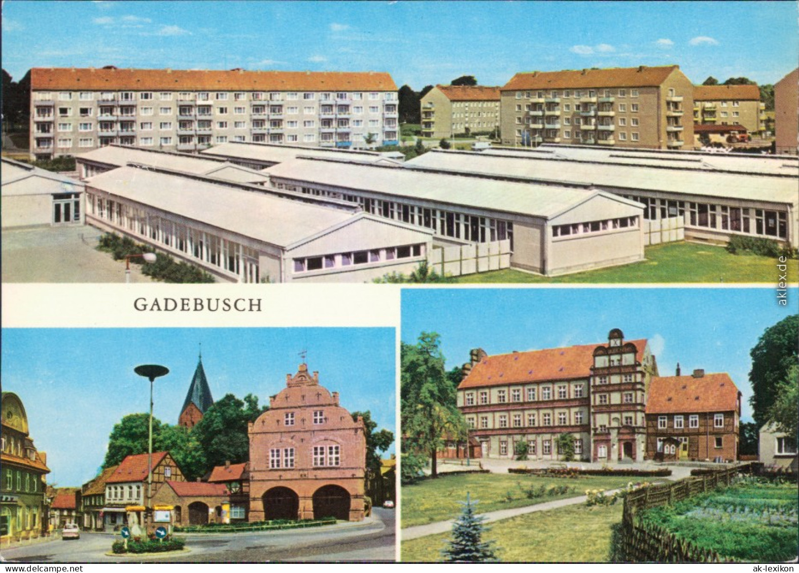 Gadebusch Oberschule, Wollenbrügger Straße, Schloß Oberschule Und Internat 1977 - Gadebusch