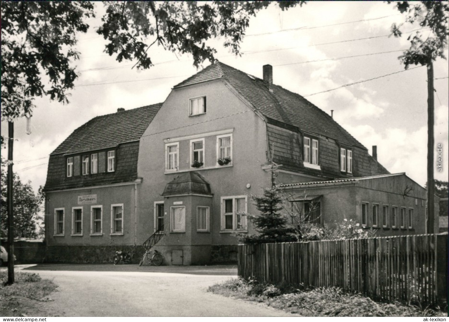Schöna-Coswig LK Meißen Gasthof, FDGB-Vertragshaus, OT Schöna 1976 - Coswig