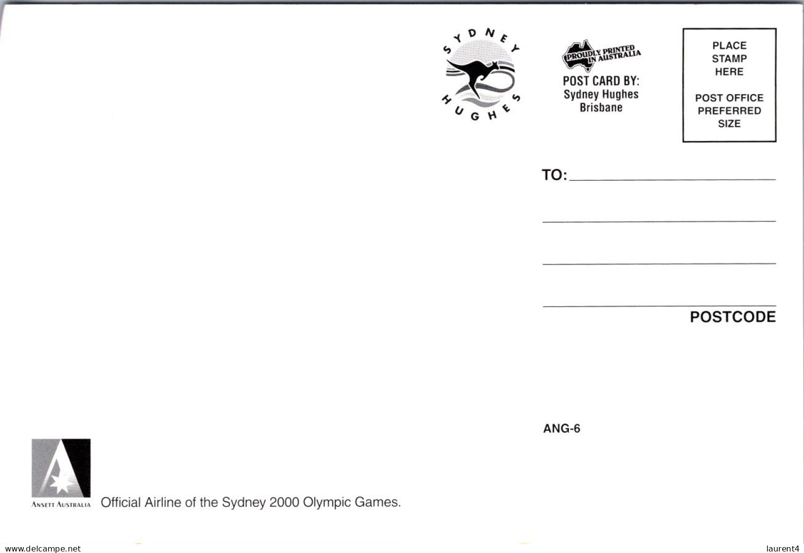 1-6-2024 (1) Australia - ANZETT Australia - Sydney 2000 Olympic Official Sponsor - Giochi Olimpici