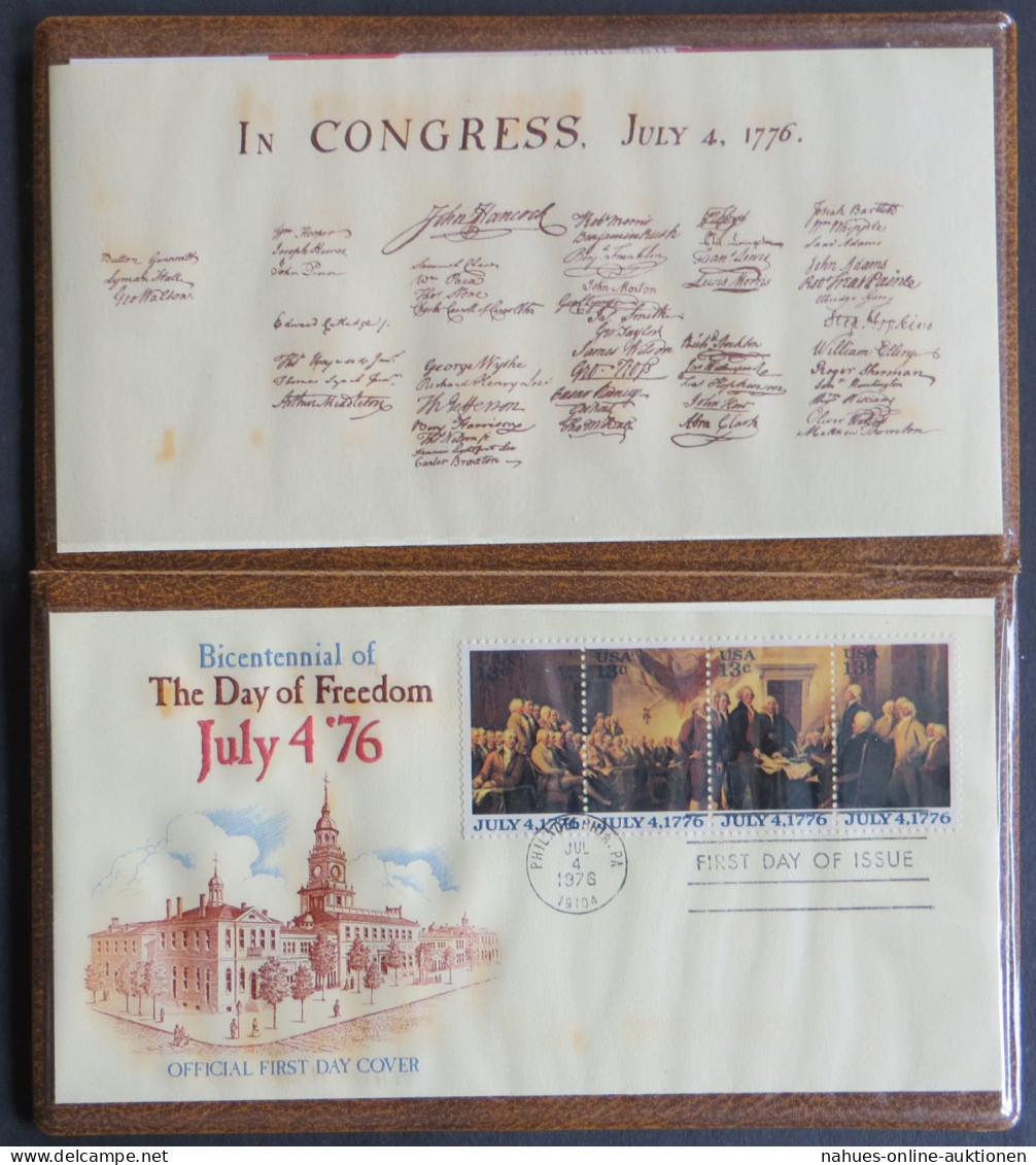 USA Bicentennial Of The Day Of Freedom July 4th 1976 - Storia Postale