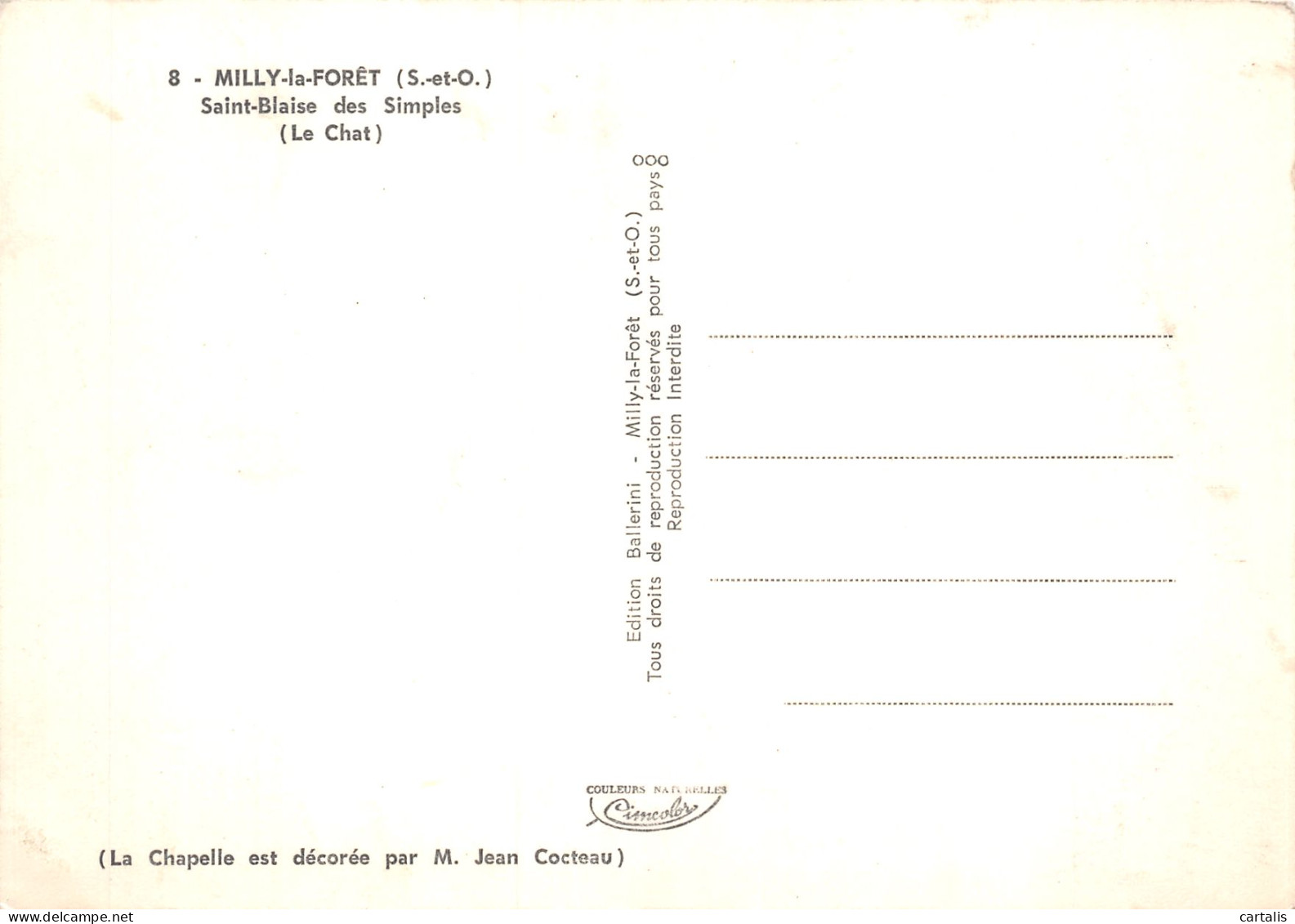 91-MILLY LA FORET-N°C4044-B/0063 - Milly La Foret