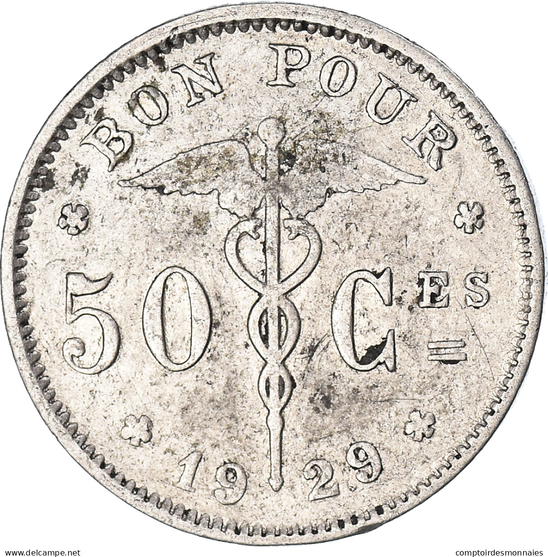 Monnaie, Belgique, 50 Centimes, 1929 - 50 Centimes