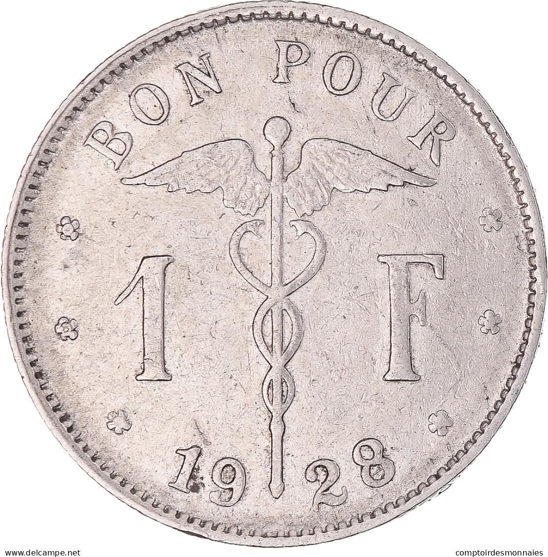 Monnaie, Belgique, Franc, 1928 - 1 Franco