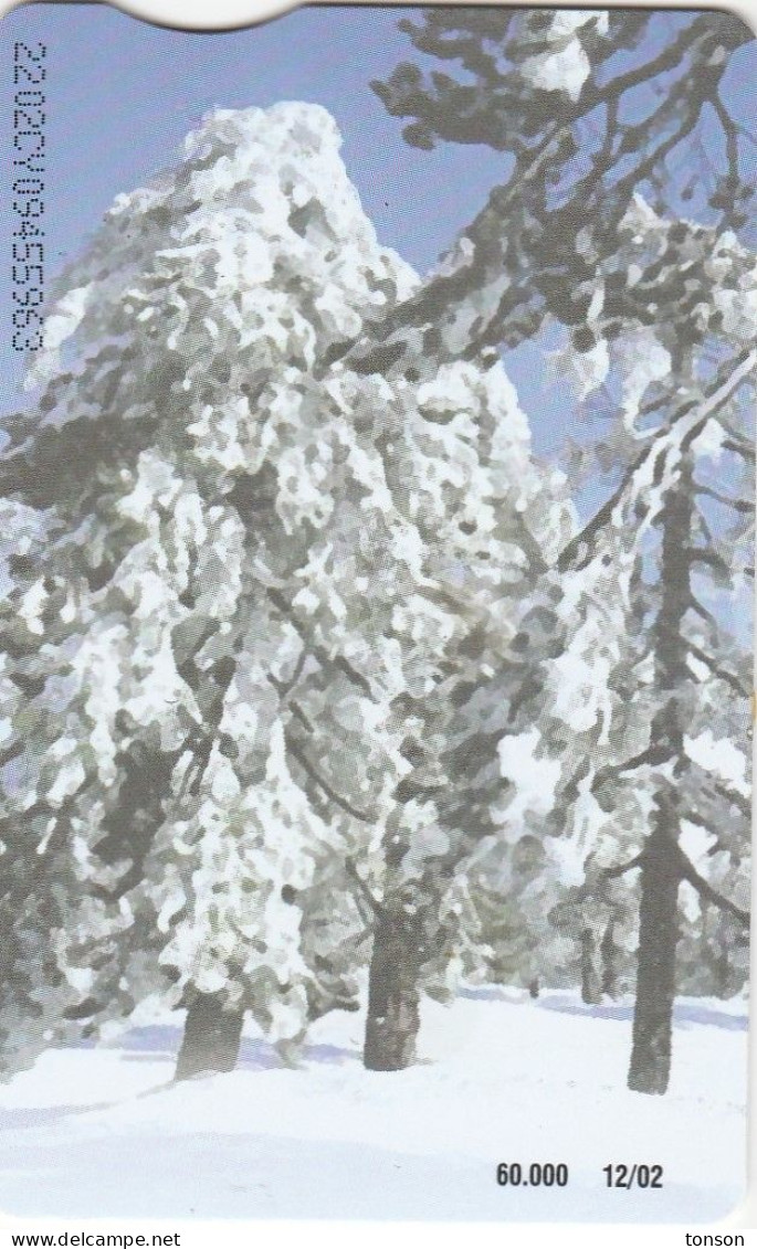 Cyprus, CYP-C-099, Winter Scenery,  2 Scans. - Cyprus