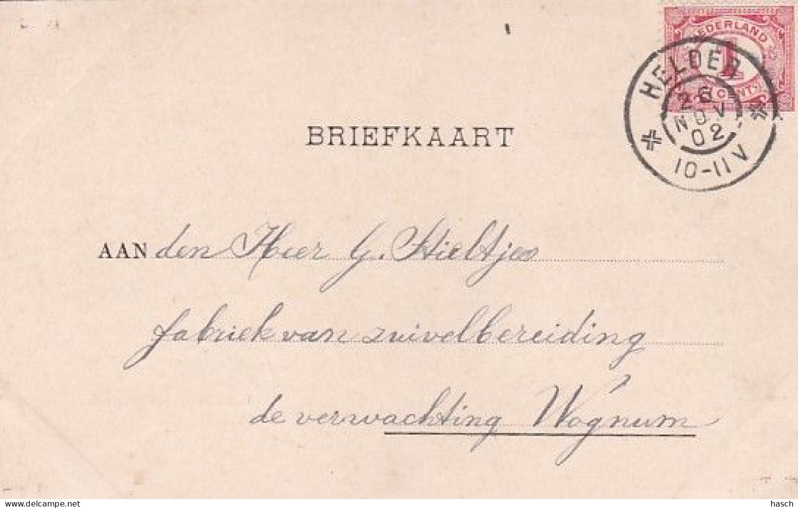 4837144Den Helder, Kerkgracht Kanaalweg. 1902. (kaart Uit Album) - Den Helder