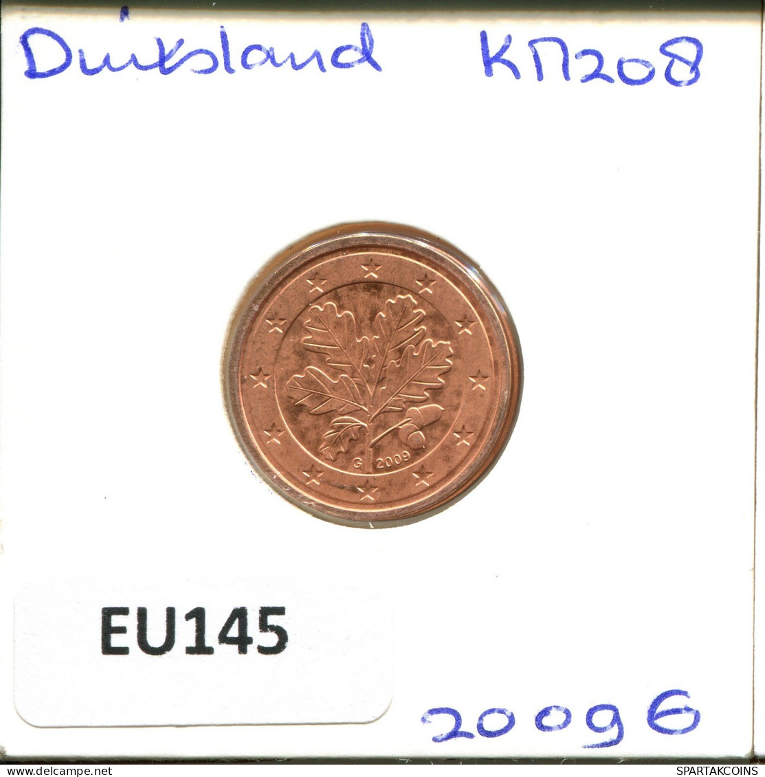 2 EURO CENTS 2009 ALEMANIA Moneda GERMANY #EU145.E.A - Duitsland