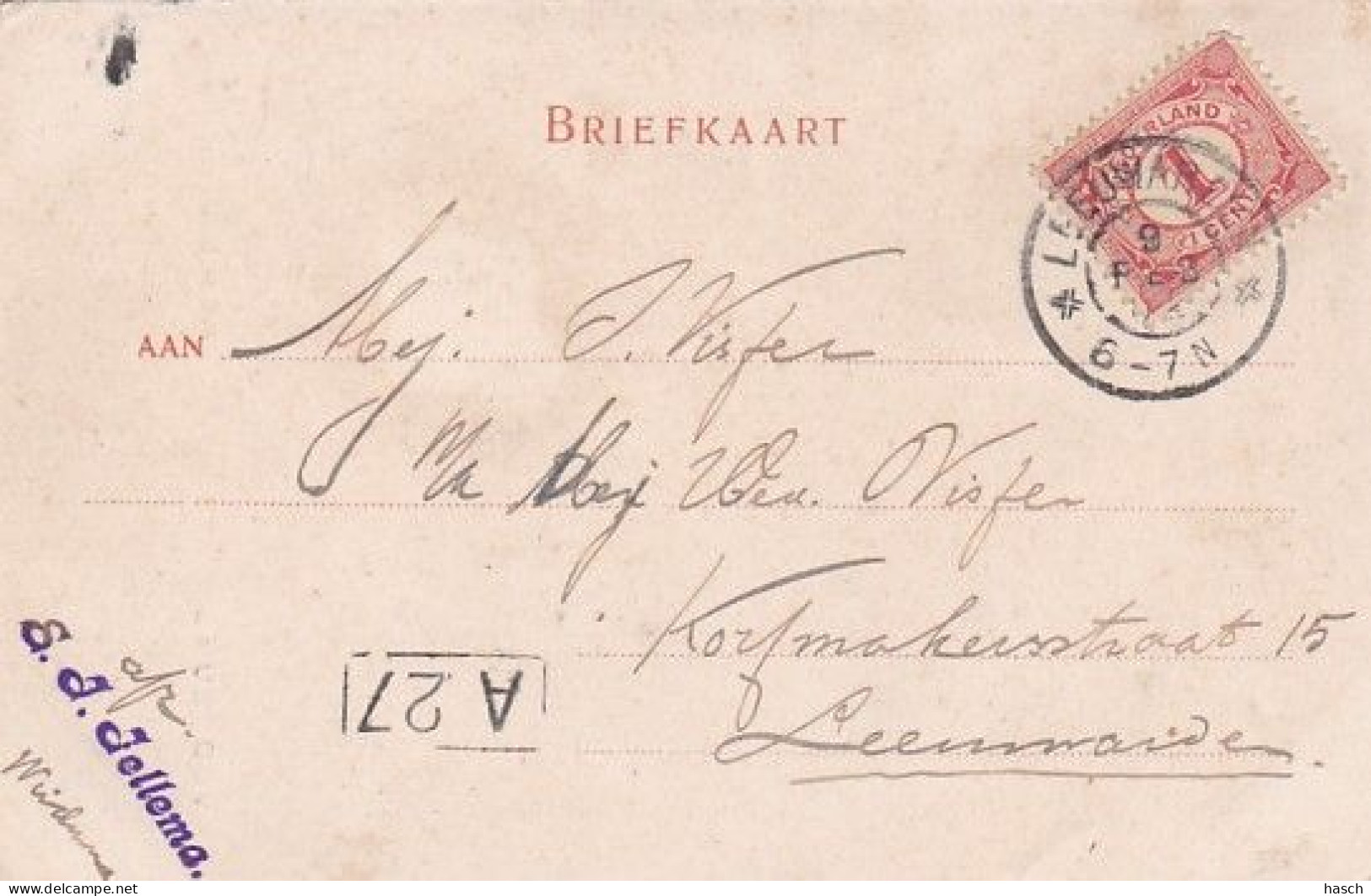 4842377Voorburg, Aan De Broeksloot. (poststempel 1902) - Voorburg