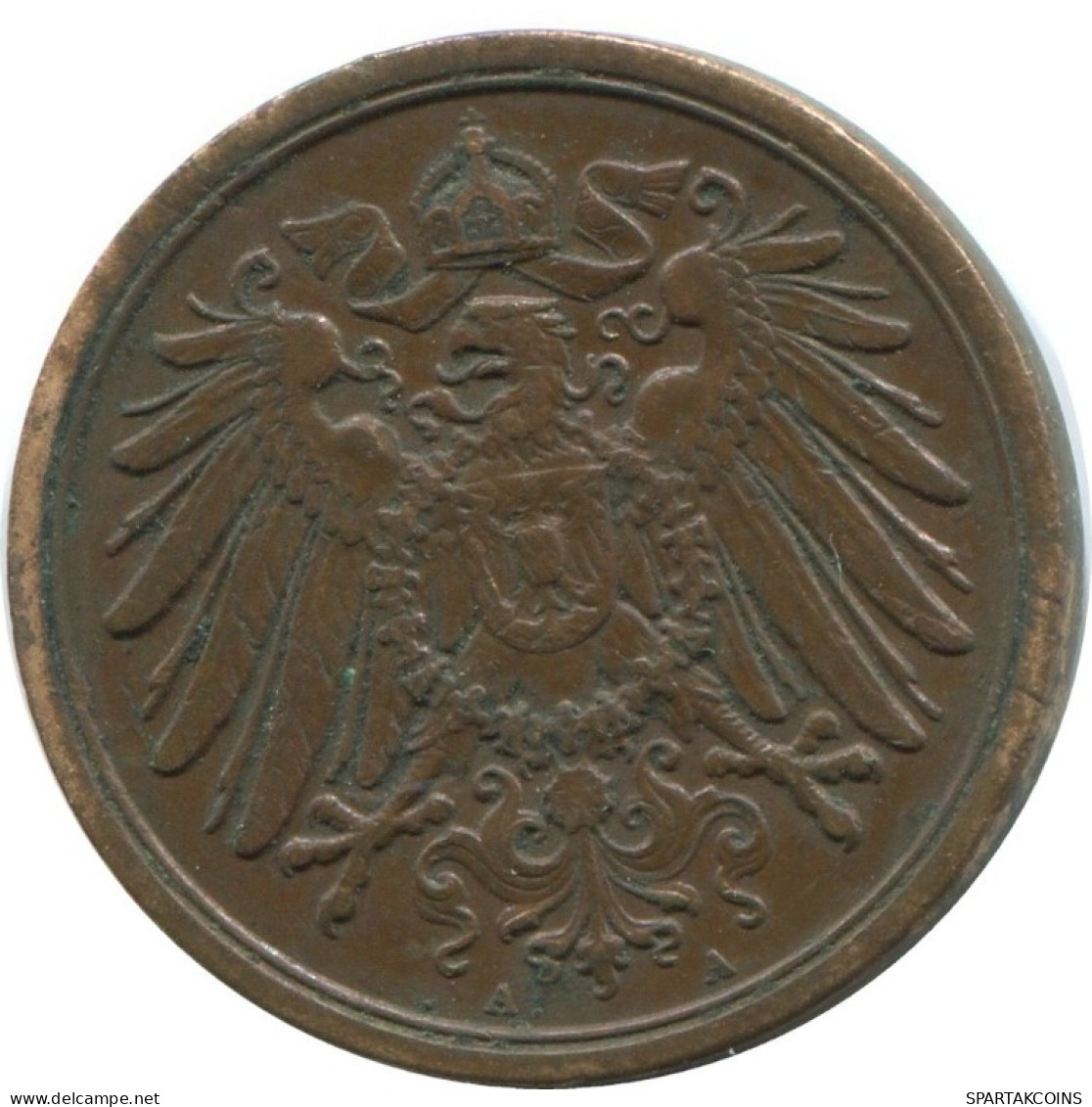 2 PFENNIG 1912 A GERMANY Coin #AD479.9.U.A - 2 Pfennig